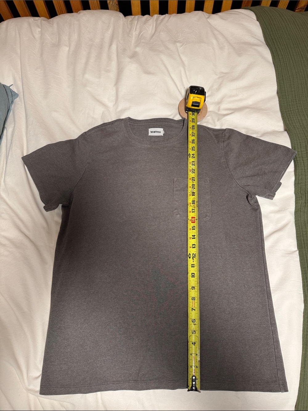 Taylor Stitch Heavy Bag Tee in Grey - Picture 5 of 5